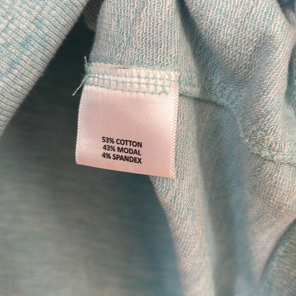 Peter Millar Women’s Lava Wash Hoodie Blue Spruce Space Dye Size XS Heather Hood - Picture 8 of 11